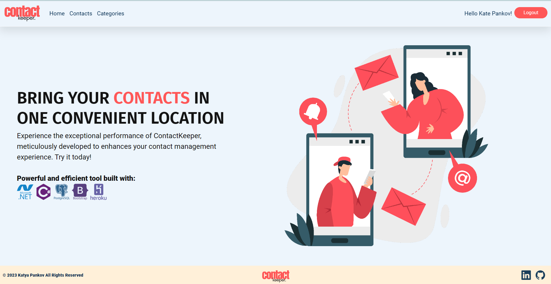ContactKeeper App